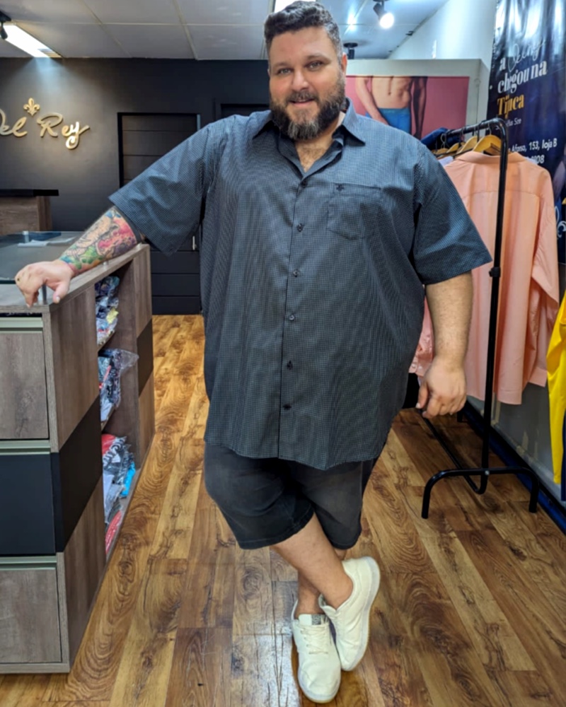 Camisa Social Xadrez M/M Delrey