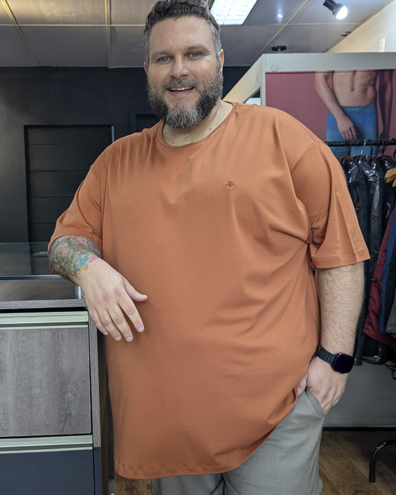 Camisa Careca Malha Pima algodão