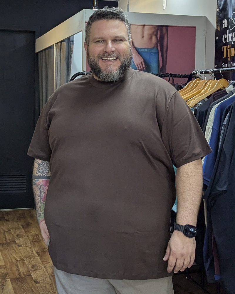 Camisa Ribana Malha Gola Alta
