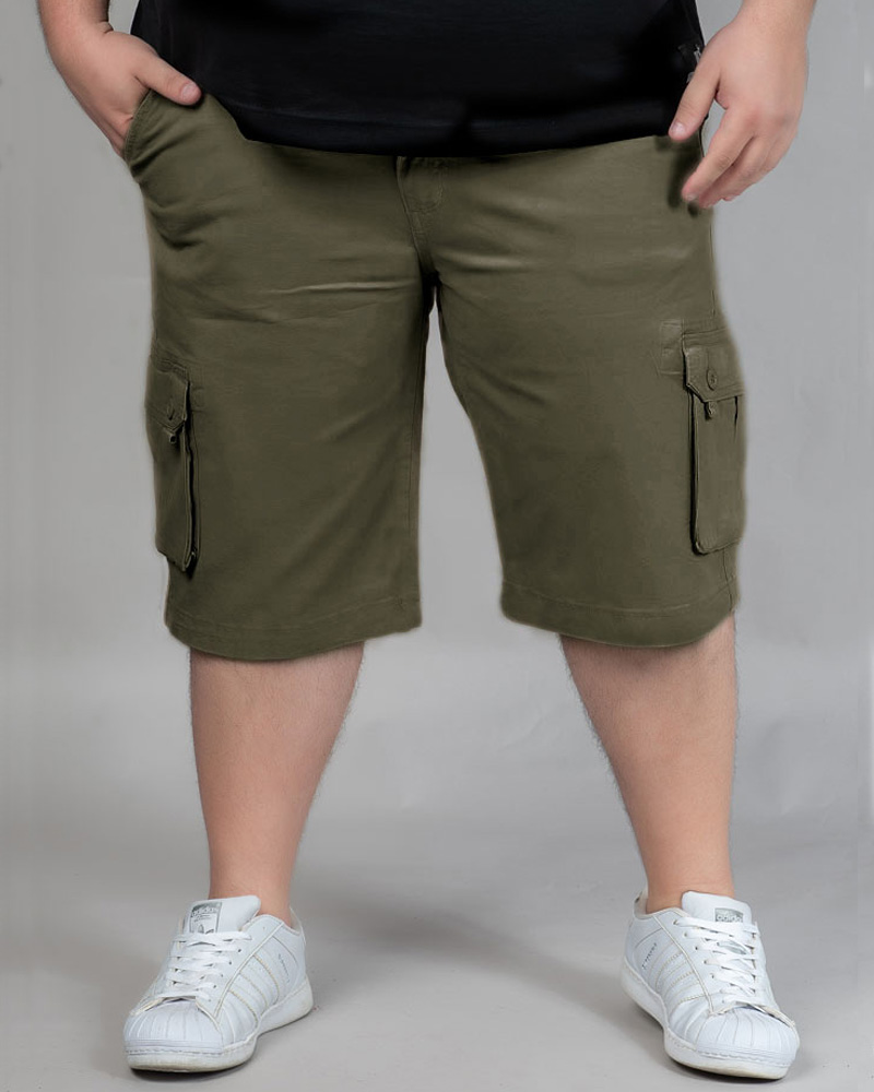 Bermuda Sarja com Elastano verde musgo