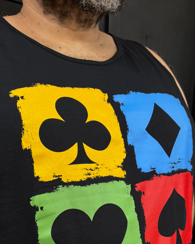 Regata com estampa Naipe - Imagem 2